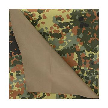 German Flecktarn Camo 3 Layer Wet Weather Fabric - 140cm x 100cm