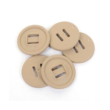 British Army Style 31mm Slotted Buttons - Khaki