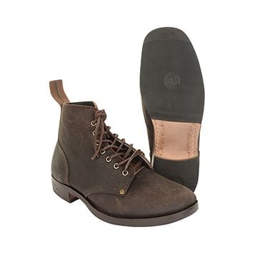 British WW1 B5 Leather Boots with Rubber Sole