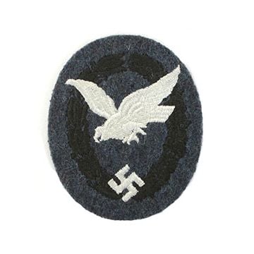 WW2 German Unqualified Cloth Luftwaffe Air Gunner Badge