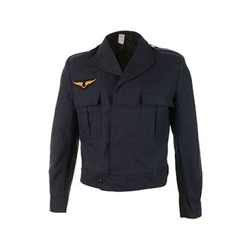 Original French Air Force Ike Jacket - Blue - 36 Inch
