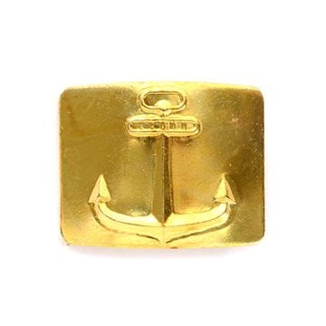 Soviet Anchor Belt Buckle - Gold