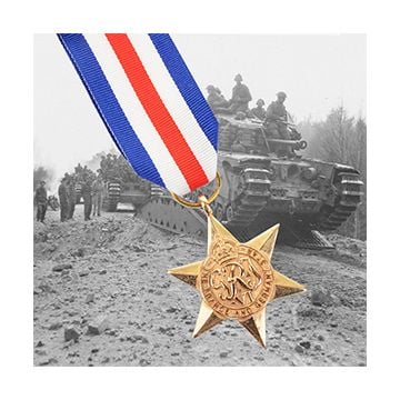 British WW2 France And Germany Star Medal