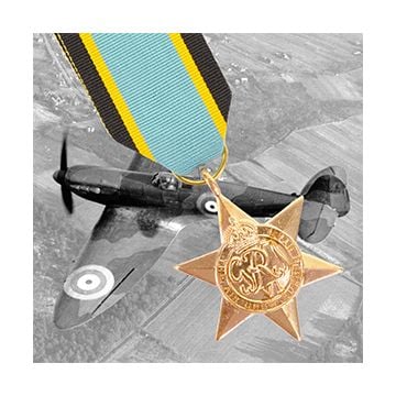 British WW2 Air Crew Europe Star Medal