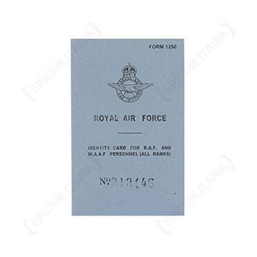 WW2 British RAF ID Card