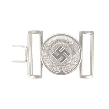 WW2 German Police Officer Silver Belt Buckle