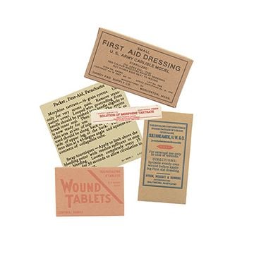 WW2 US Parachute Pack First Aid Kit