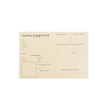 WW2 French Identity Card