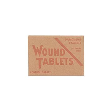 WW2 US Sulfadiazine Wound Tablet Box
