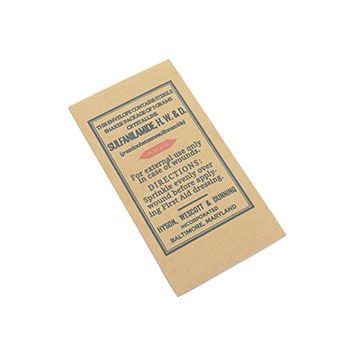WW2 US Sulfanilamide Manilla Sachet Packs