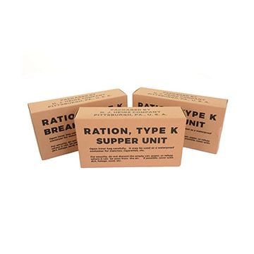 WW2 US K-Ration Ration Box Set