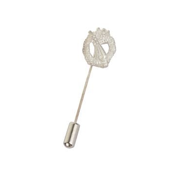 WW2 German Infantry Silver Assault Badge Stickpin