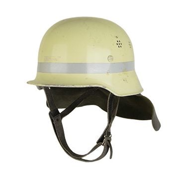 Original German M35 Metal Fire Helmet