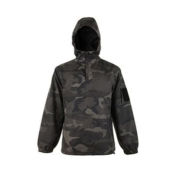 Combat Style Lightweight Anorak - Dark Camo