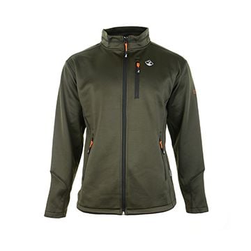Zipped Sweatshirt - Khaki Green