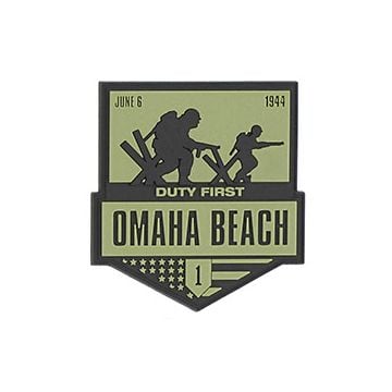 PVC Hook & Loop Patch - Omaha Beach