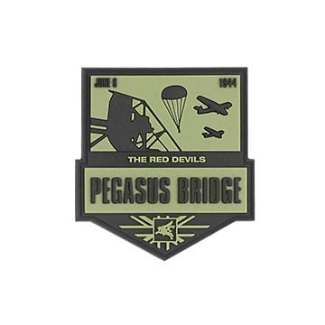 PVC Hook & Loop Patch - Pegasus Bridge