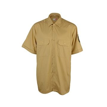Original German Army Short Sleeve Police Shirt - Tan