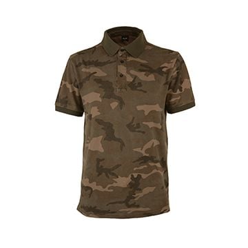 Prewash Co. Polo Shirt - Woodland Camo