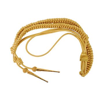 British RAF Marshal Type 3 Right Shoulder Trellis Plait Aiguillette - Gold