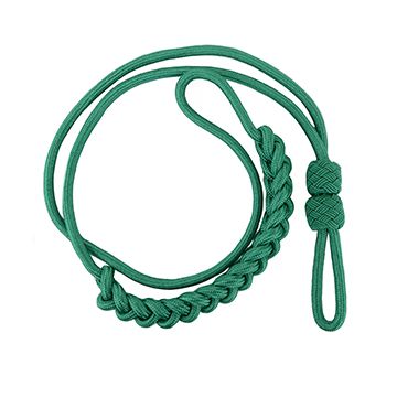 Emerald Green Plaited Lanyard - Military RAF Army Navy
