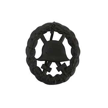 WW1 German Wound Badge Open Back - Black