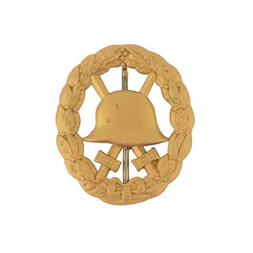 WW1 German Wound Badge Open Back - Gold