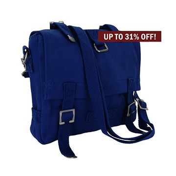 Brandit German Style Canvas Breadbag - Royal Blue