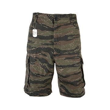 Rothco Vintage Washed Out Paratrooper Shorts - Tiger Stripe