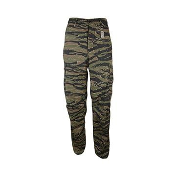 US Vietnam Style Ripstop Fatigue Trousers - Tiger Stripe