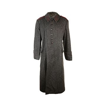 Original Bulgarian Army Wool Greatcoat - Grey