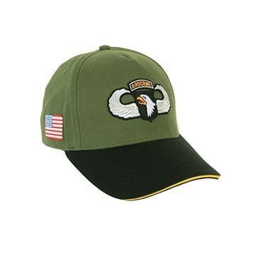 101st Airborne Baseball Cap - Olive Green