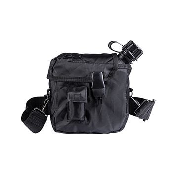 US 2 Litre Canteen with Cover & Strap - Black