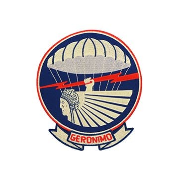 WW2 US 501st PIR Geronimo 6 inch Pocket Patch
