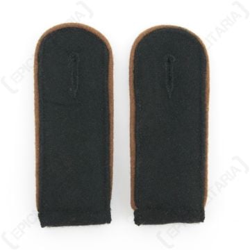 Waffen SS EM Shoulder Boards (Copper Brown piped)