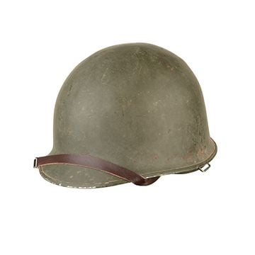 Original M1 Helmet with New Plastic Liner