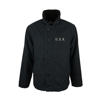 Mil-Tec WW2 Naval Deck Jacket - Navy Blue