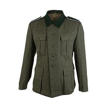 WW2 German M36 Field Grey Wool Tunic - Premium