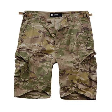 BDU Ripstop Shorts - Tactical Camo