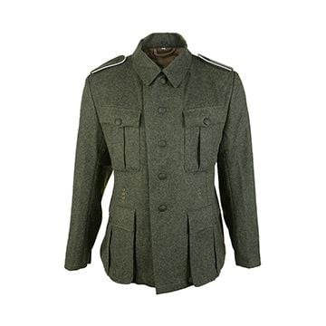 WW2 German M40 Field Grey Wool Tunic - Premium