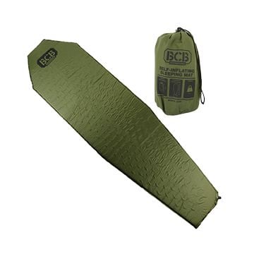 Self Inflating Sleeping Mattress with Carry Bag - Olive