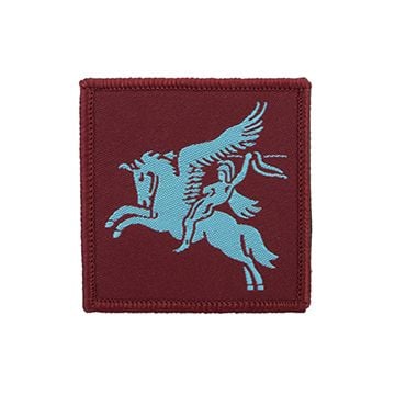 Standard British Pegasus Hook & Loop Shoulder Patch