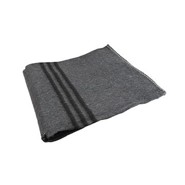 Grey Blanket with stripes
