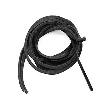 Leather Boot Laces - Black