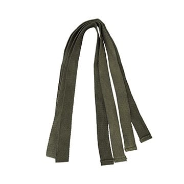 This view shows the pair of WW2 US Airborne M1942 Jump Suit Trouser Leg Tie Pair - Type 2. Thumbnail