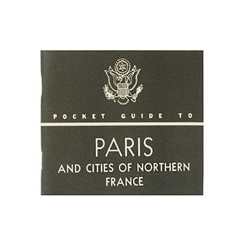 WW2 American Guide to Paris & Northern Cities