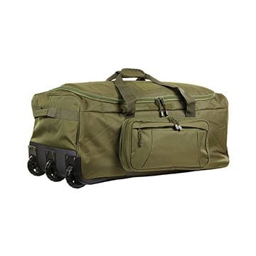 Wheeled 136L Trolley Commando Travel Bag - Olive Green