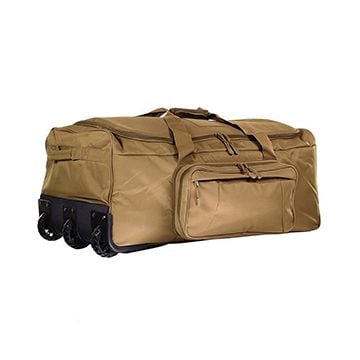 Wheeled 136L Trolley Commando Travel Bag - Coyote