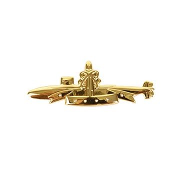 US Navy Gold SSBN Nuclear Deterrent Patrol Badge