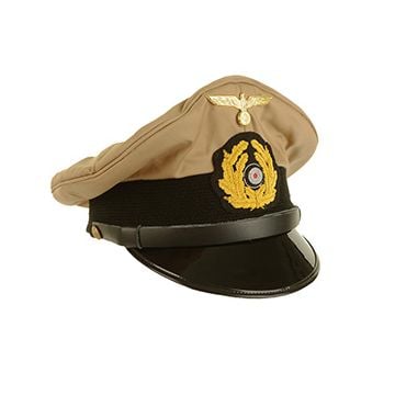 WW2 German Kriegsmarine Tropical Visor Cap - NCO